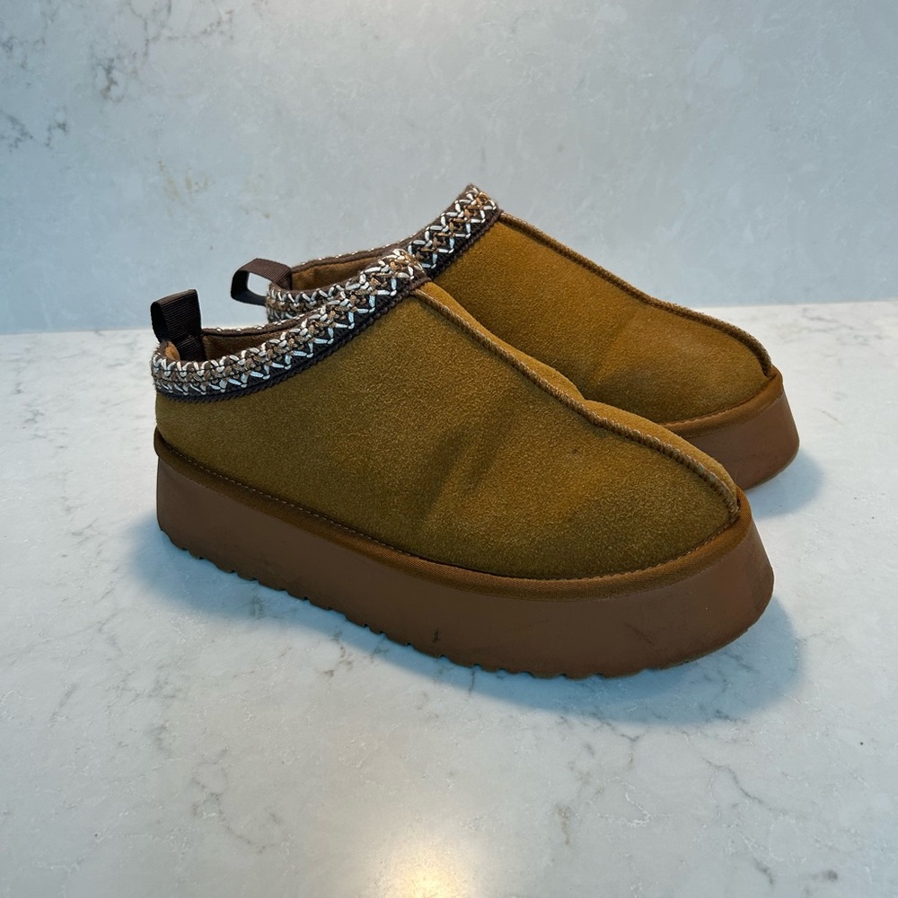 French Connection Platform Slipper Shoe